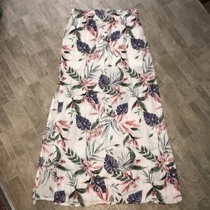 H&M Divided - Long Floral Skirt